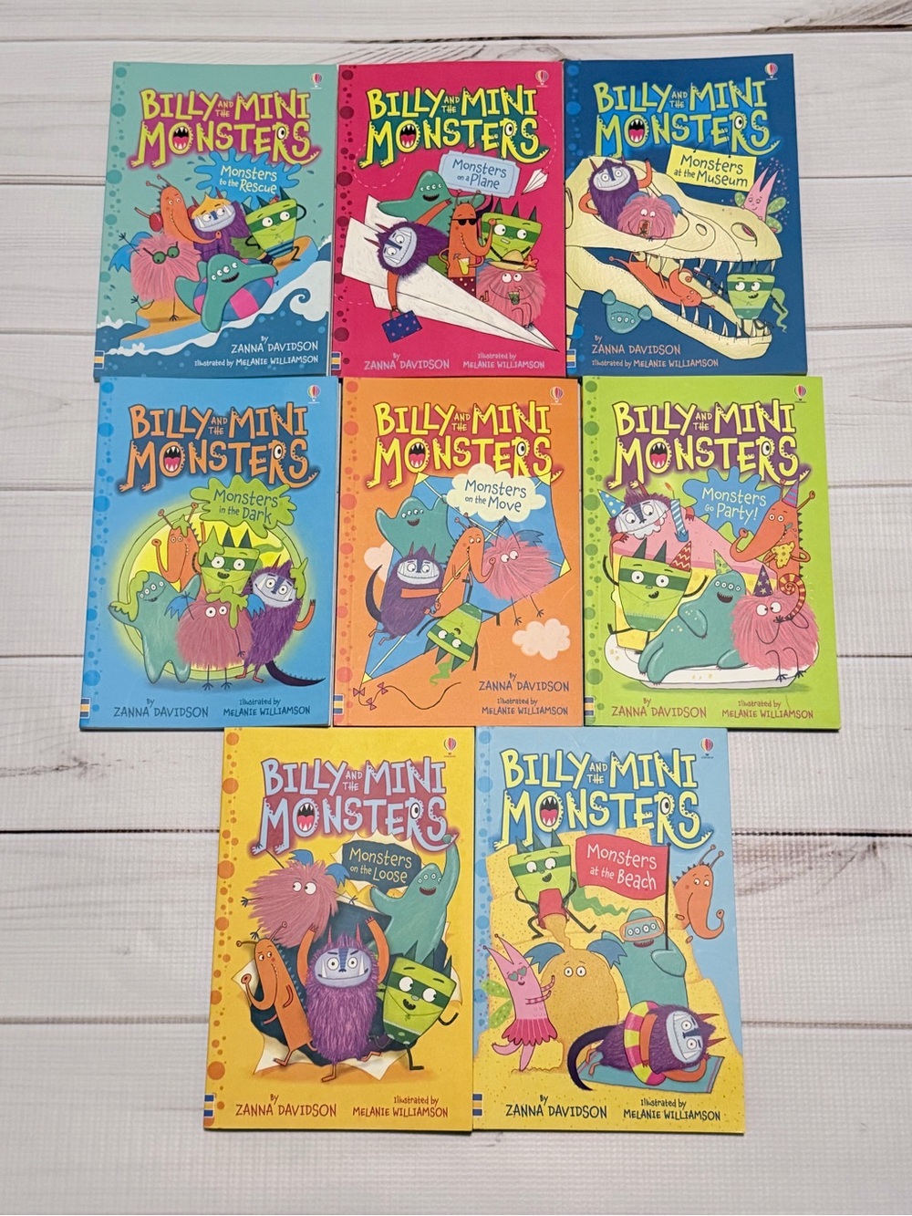 Billy and the Mini Monsters Kids Book Set - Colorful Collection